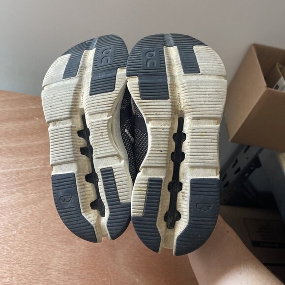 On Cloudnova Black White Running Shoe Sneakers Women - Sz 6 Read* - Picture 15 of 16